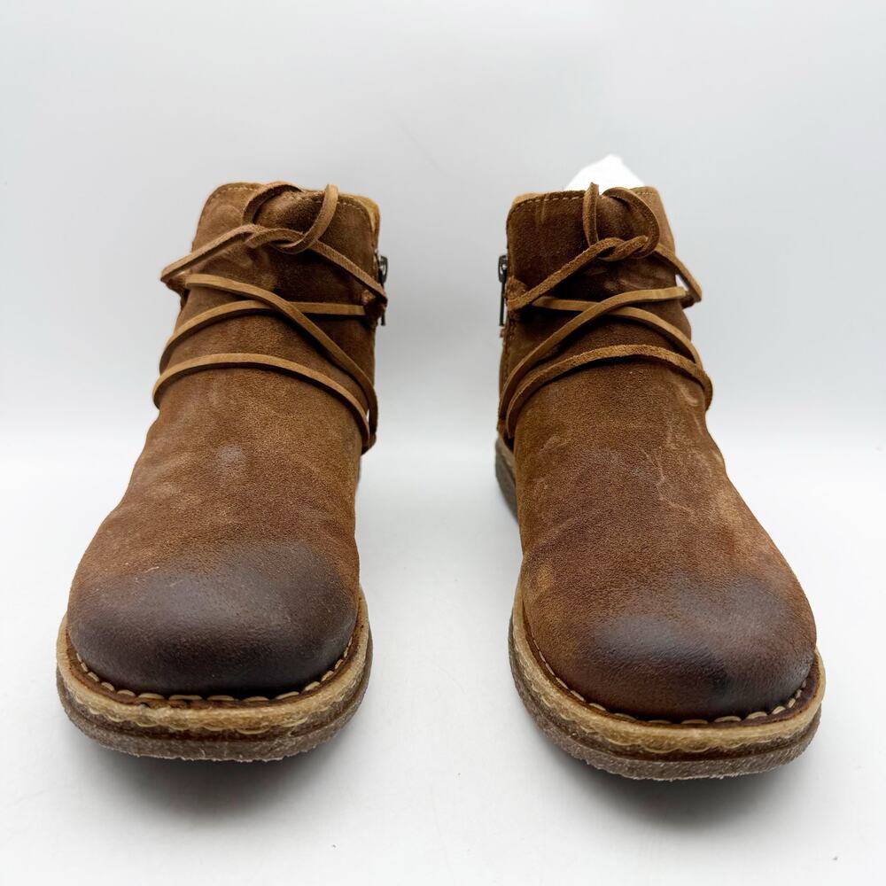 Born Womens Calyn Ankle Booties US 10 EU 42 Brown Suede Boots NWOB - Picture 6 of 12
